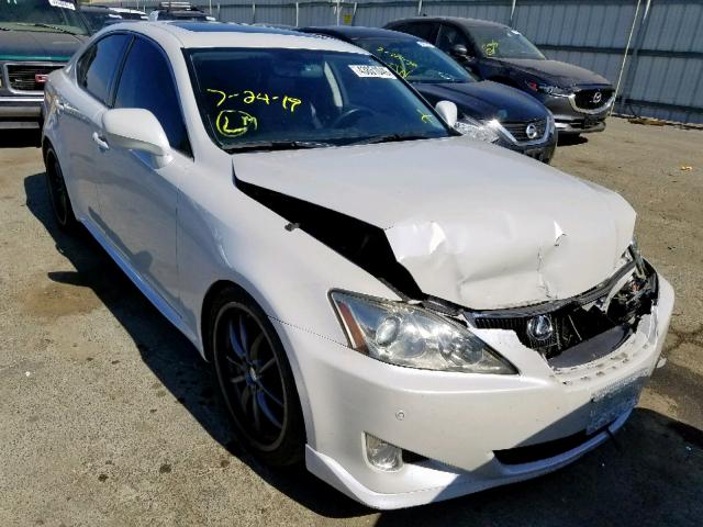 JTHBE262665000142 - 2006 LEXUS IS 350 WHITE photo 1