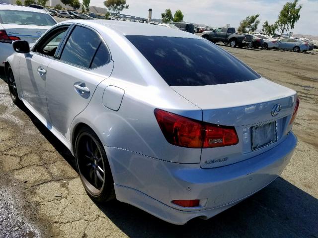 JTHBE262665000142 - 2006 LEXUS IS 350 WHITE photo 3