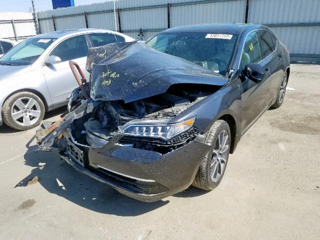 19UUB2F50GA002945 - 2016 ACURA TLX TECH CHARCOAL photo 2