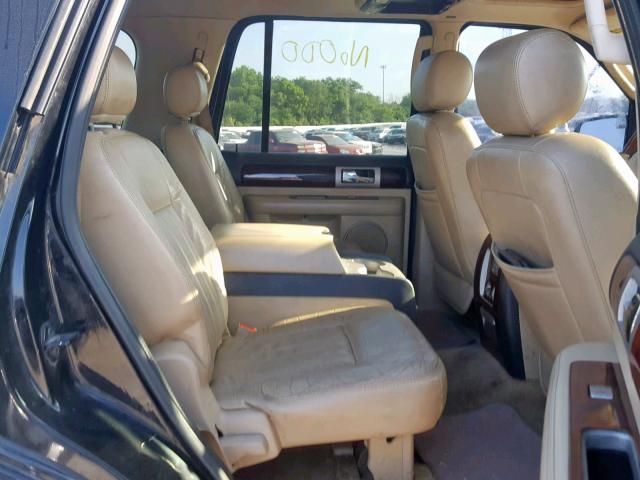 5LMFU27555LJ07216 - 2005 LINCOLN NAVIGATOR შავი ფოტო 6