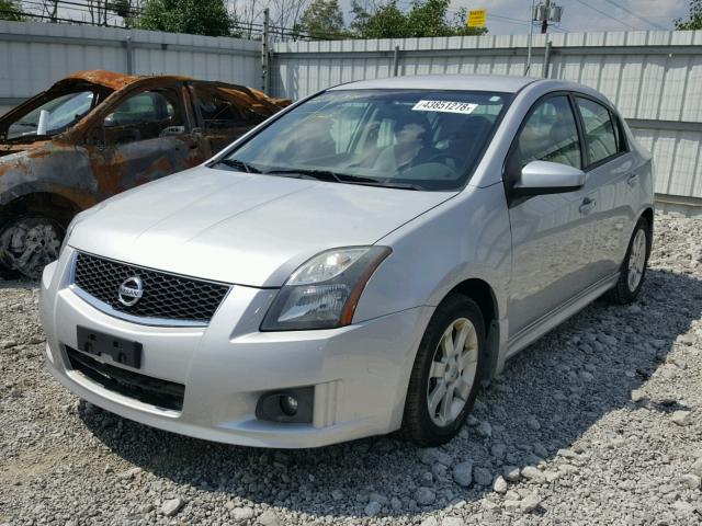 3N1AB6AP7CL636048 - 2012 NISSAN SENTRA 2.0 SILVER photo 2