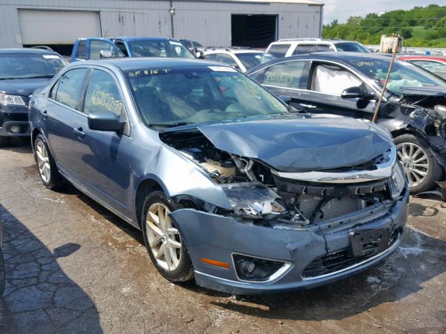 3FAHP0JG7CR204721 - 2012 FORD FUSION SEL GREEN photo 1