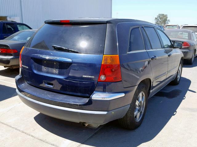 2C8GF68484R387043 - 2004 CHRYSLER PACIFICA BLUE photo 4