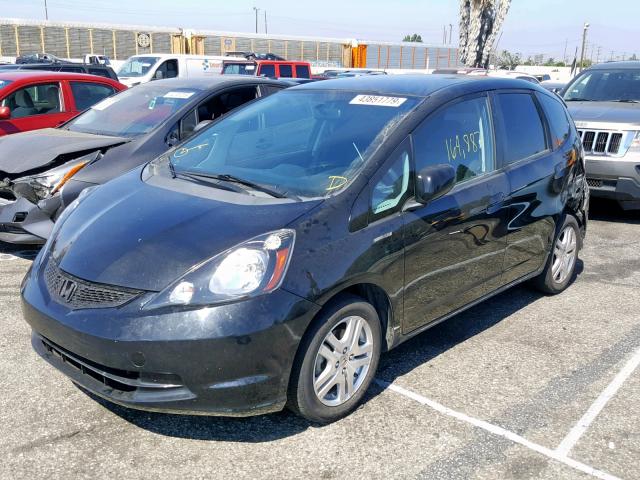 JHMGE87479S057254 - 2009 HONDA FIT SPORT BLACK photo 2