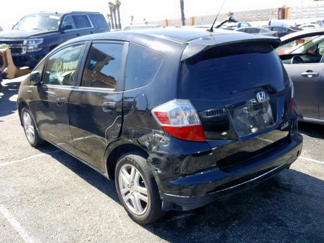 JHMGE87479S057254 - 2009 HONDA FIT SPORT BLACK photo 3