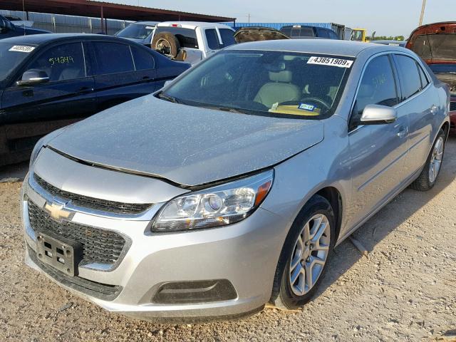 1G11C5SL5EF220201 - 2014 CHEVROLET MALIBU 1LT SILVER photo 2