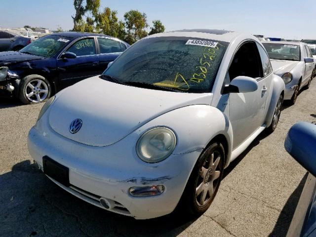 3VWDD21C81M458035 - 2001 VOLKSWAGEN NEW BEETLE Ağ foto 2