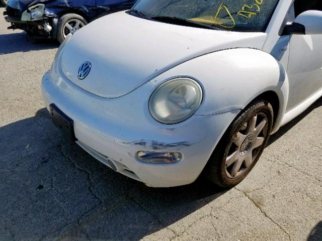 3VWDD21C81M458035 - 2001 VOLKSWAGEN NEW BEETLE Ağ foto 9