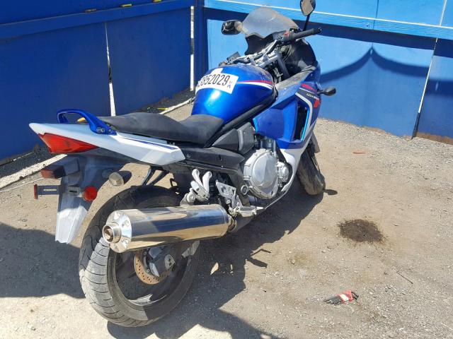 JS1GP74A582101325 - 2008 SUZUKI GSX650 F BLUE photo 4