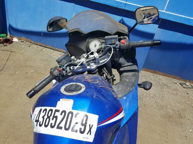 JS1GP74A582101325 - 2008 SUZUKI GSX650 F BLUE photo 5