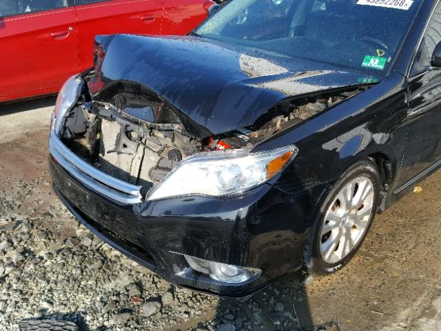 4T1BK3DB4BU439869 - 2011 TOYOTA AVALON BAS BLACK photo 9