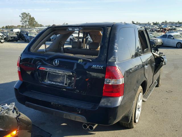 2HNYD18641H535135 - 2001 ACURA MDX TOURIN BLACK photo 4