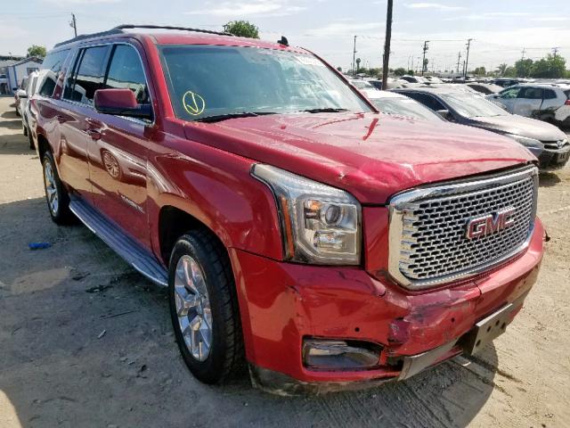 1GKS2HKCXFR213734 - 2015 GMC YUKON XL K RED photo 1