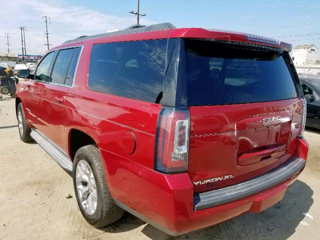 1GKS2HKCXFR213734 - 2015 GMC YUKON XL K RED photo 3