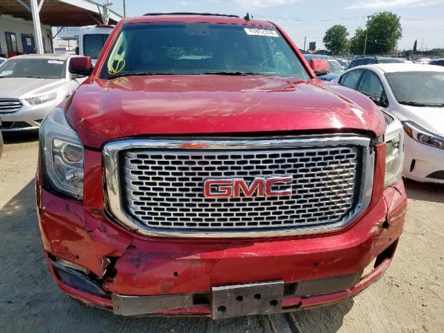 1GKS2HKCXFR213734 - 2015 GMC YUKON XL K RED photo 9