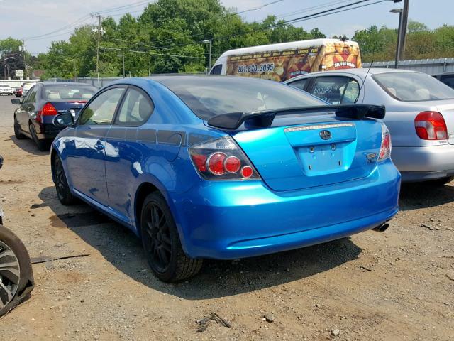 JTKDE3B77A0315631 - 2010 TOYOTA SCION TC BLUE photo 3