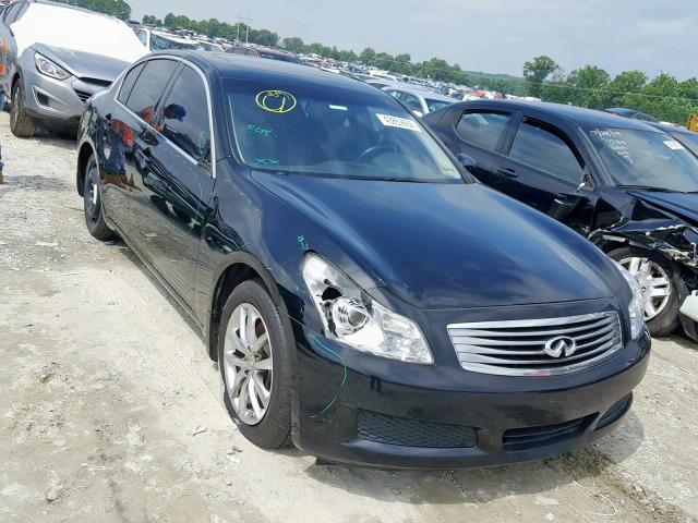 JNKCV61E09M013427 - 2009 INFINITI G37 BASE BLACK photo 1