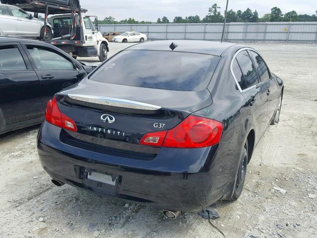 JNKCV61E09M013427 - 2009 INFINITI G37 BASE BLACK photo 4