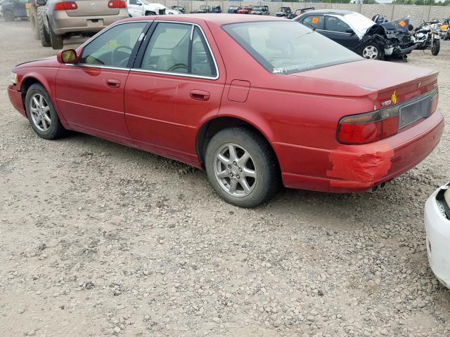 1G6KS54Y84U107976 - 2004 CADILLAC SEVILLE SL RED photo 3