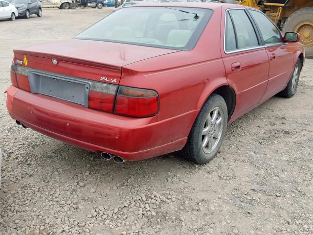 1G6KS54Y84U107976 - 2004 CADILLAC SEVILLE SL RED photo 4