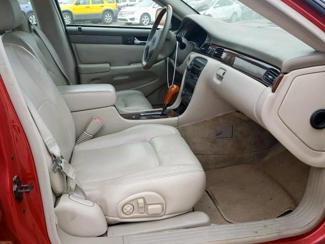 1G6KS54Y84U107976 - 2004 CADILLAC SEVILLE SL RED photo 5