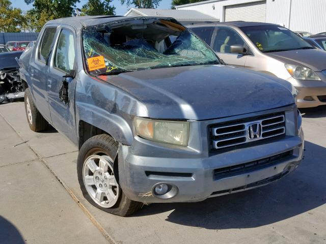 2HJYK16558H523345 - 2008 HONDA RIDGELINE BLUE photo 1