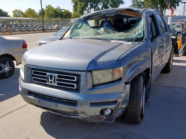 2HJYK16558H523345 - 2008 HONDA RIDGELINE BLUE photo 2