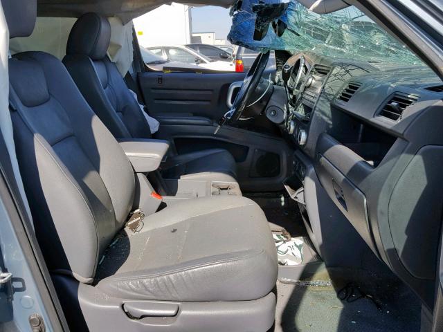 2HJYK16558H523345 - 2008 HONDA RIDGELINE BLUE photo 5