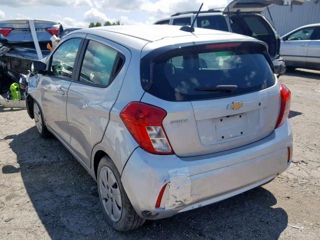 KL8CB6SA1HC824334 - 2017 CHEVROLET SPARK LS SILVER photo 3