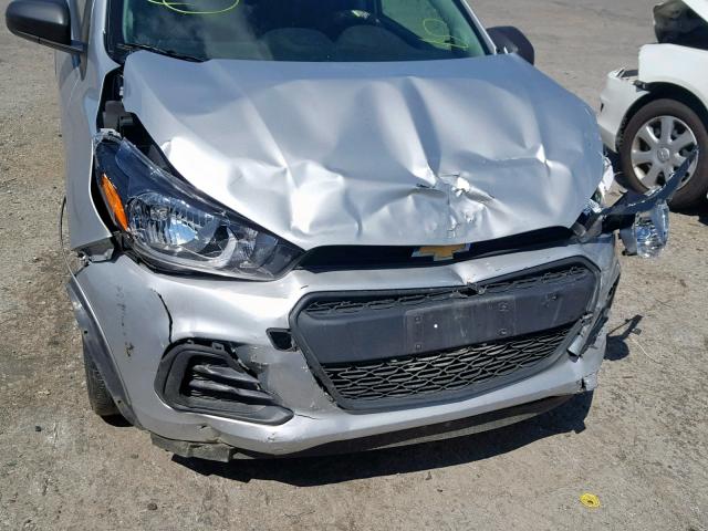 KL8CB6SA1HC824334 - 2017 CHEVROLET SPARK LS SILVER photo 9