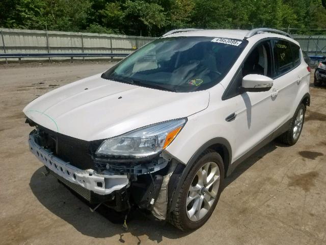 1FMCU9J96EUC90906 - 2014 FORD ESCAPE TIT WHITE photo 2