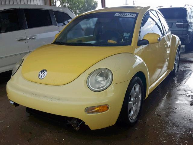 3VWCK21C23M437315 - 2003 VOLKSWAGEN NEW BEETLE Gelb Foto 2
