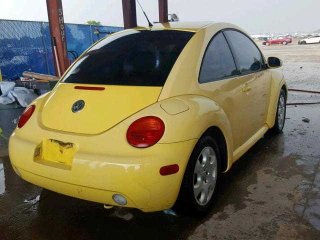 3VWCK21C23M437315 - 2003 VOLKSWAGEN NEW BEETLE Gelb Foto 4