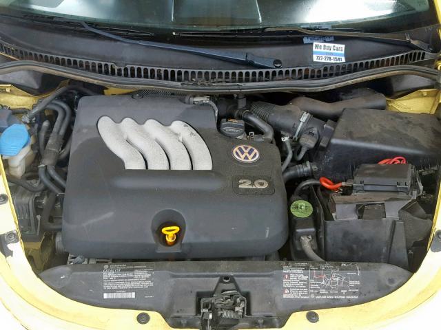 3VWCK21C23M437315 - 2003 VOLKSWAGEN NEW BEETLE Gelb Foto 7