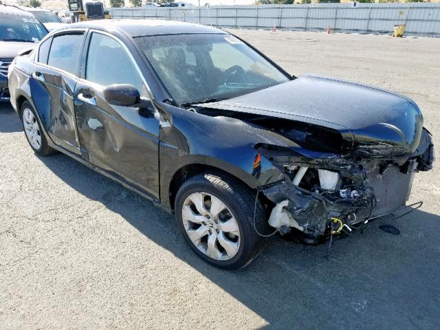 1HGCP36868A005637 - 2008 HONDA ACCORD EXL BLACK photo 9