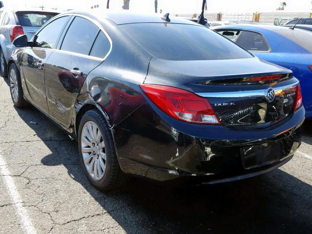 2G4GS5EK6C9115742 - 2012 BUICK REGAL PREM BLACK photo 3