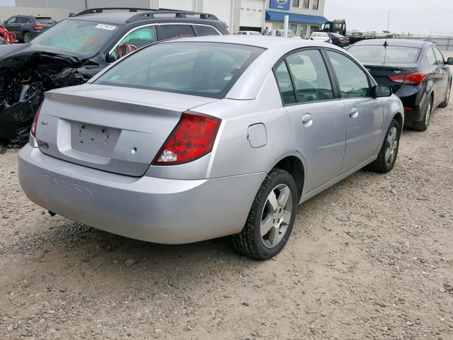 1G8AJ55F96Z137996 - 2006 SATURN ION LEVEL SILVER photo 4