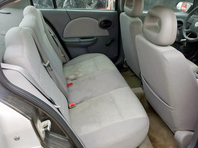 1G8AJ55F96Z137996 - 2006 SATURN ION LEVEL SILVER photo 6