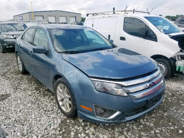 3FAHP0JA0CR433494 - 2012 FORD FUSION SEL TEAL photo 1