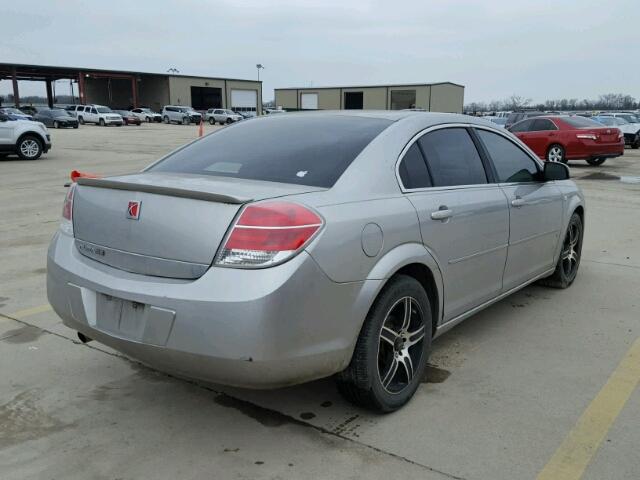 1G8ZS57N37F202719 - 2007 SATURN AURA XE SILVER photo 4