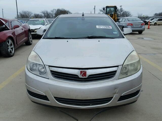 1G8ZS57N37F202719 - 2007 SATURN AURA XE SILVER photo 9