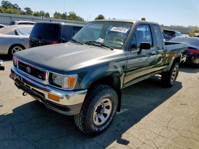 JT4VN13D6P5119356 - 1993 TOYOTA PICKUP 1/2 GREEN photo 2