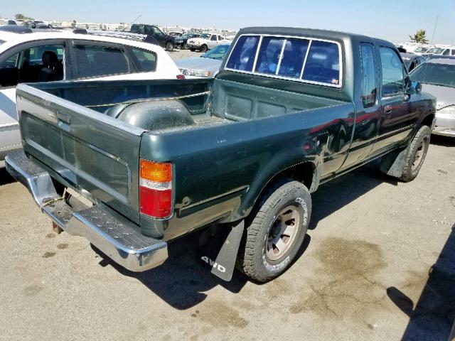 JT4VN13D6P5119356 - 1993 TOYOTA PICKUP 1/2 GREEN photo 4