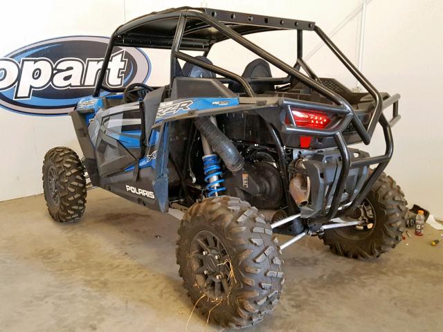 3NSVDE925JF420043 - 2018 POLARIS RZR XP TUR BLUE photo 3