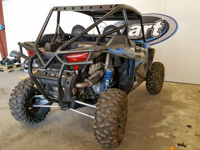 3NSVDE925JF420043 - 2018 POLARIS RZR XP TUR BLUE photo 4