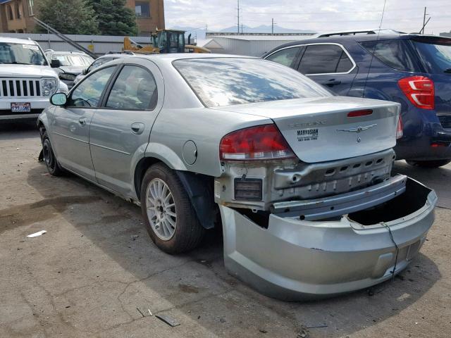 1C3EL46X95N517997 - 2005 CHRYSLER SEBRING SILVER photo 3