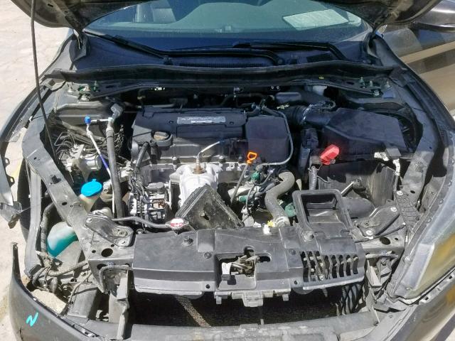 1HGCR2F8XEA200902 - 2014 HONDA ACCORD EXL GRAY photo 7