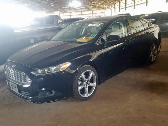 3FA6P0G73GR134459 - 2016 FORD FUSION S BLACK photo 2