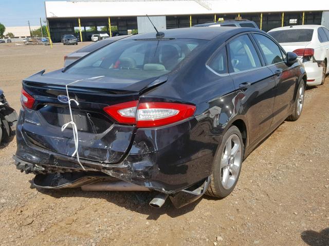 3FA6P0G73GR134459 - 2016 FORD FUSION S BLACK photo 4