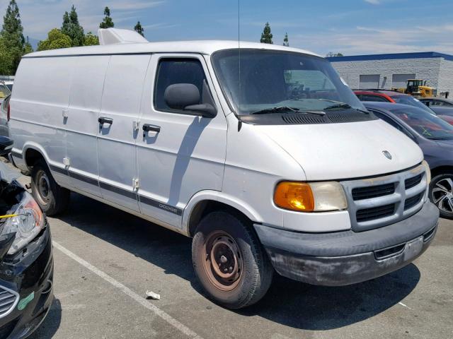 2B7JB21Y0WK163673 - 1998 DODGE RAM VAN B2 WHITE photo 1